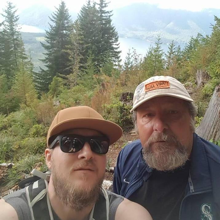 Hiking adventure with dear ol' dad Russ
