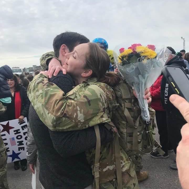 Maddie's return from an 11 Month Deployment