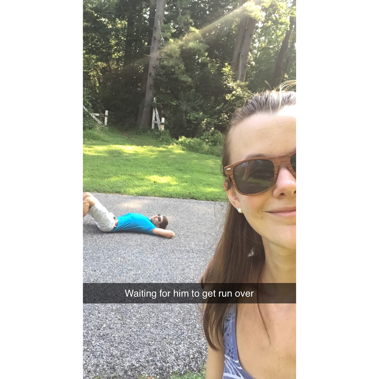 2019 - Washington Crossing Park - Snapchat captions for the win