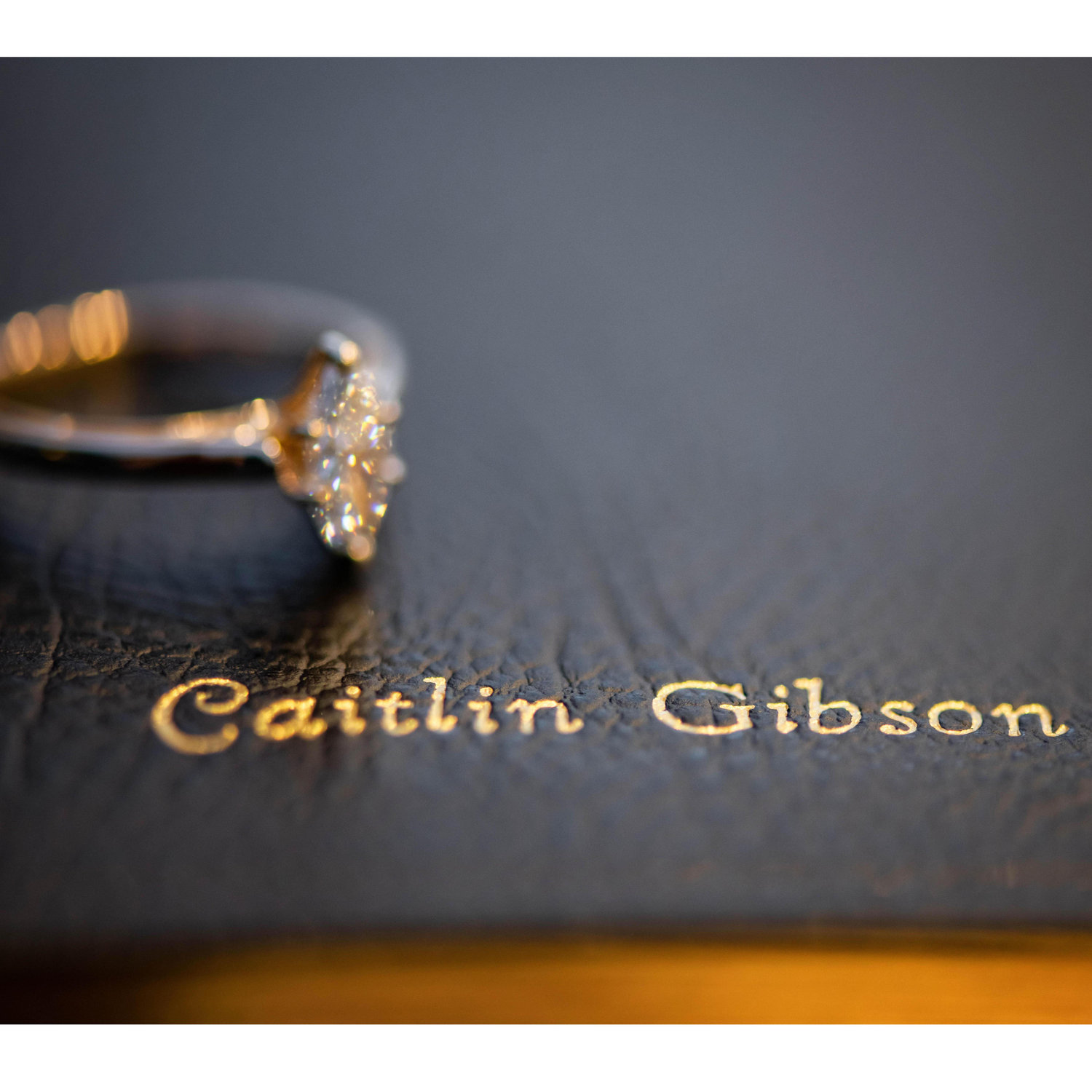 When he proposed, he gave me a Bible with my first name and his last name on it
