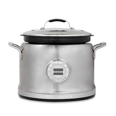 KitchenAid® 4-Qt. Stainless-Steel Multi-Cooker with Steam Roast Rack, Stainless-Steel