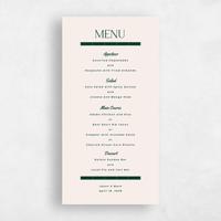 Green Wedding Menu - Metropol