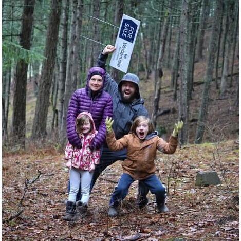Sean and Katie and their kids Cedar and Eliza now live in Mosier where they just bought land! Our families met at a party where we realized Sean went to school with Rich!
