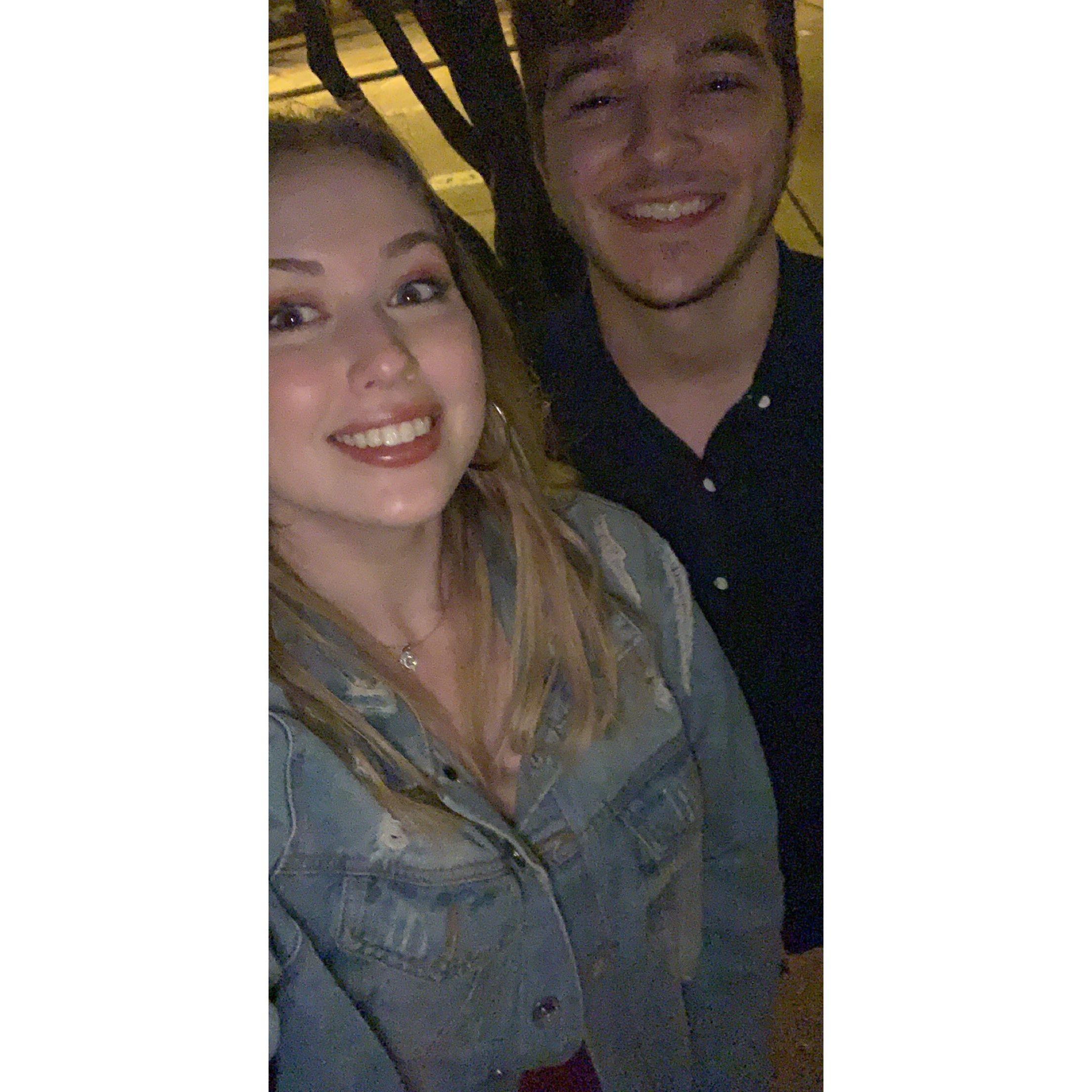 This is our first date to a play on LSU campus!