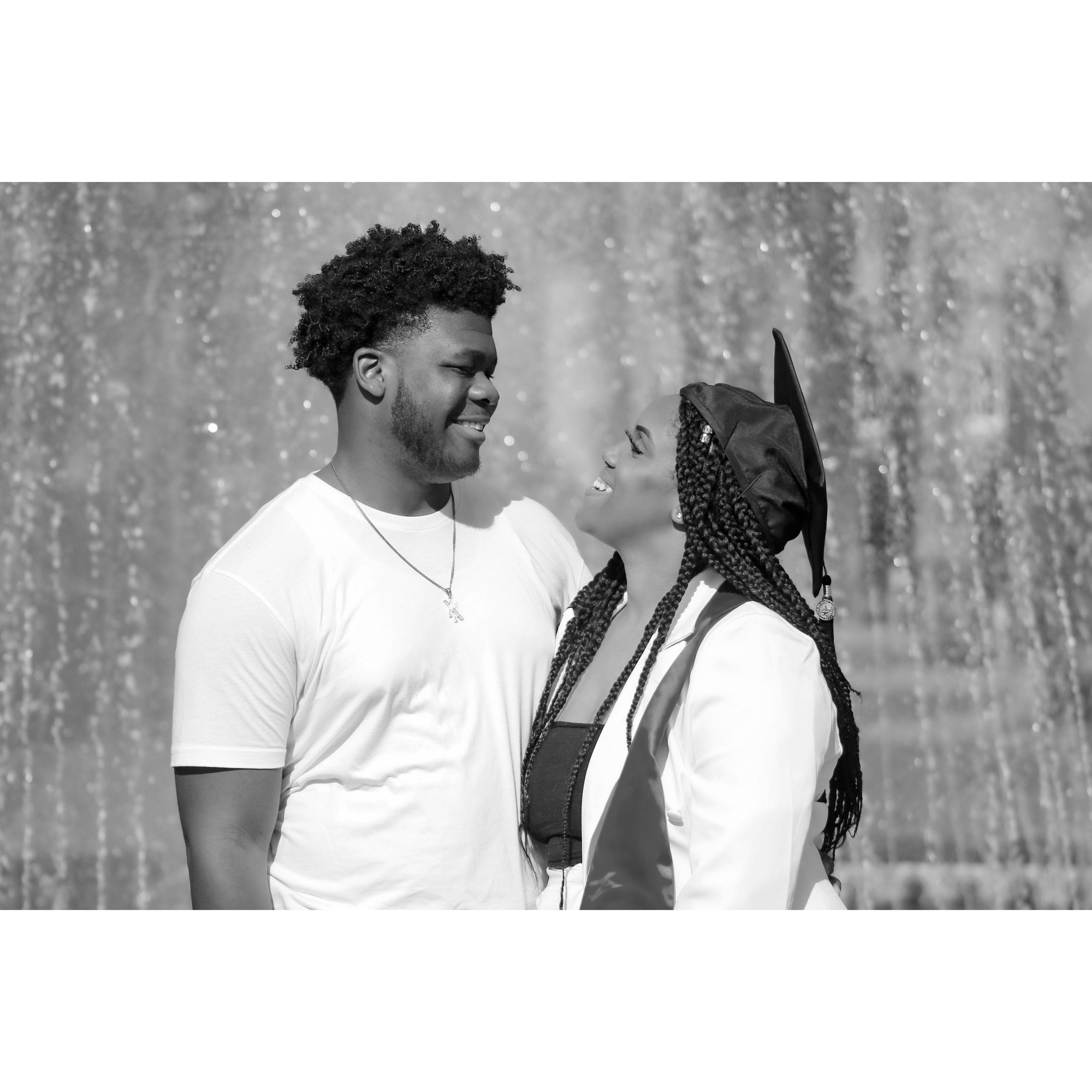 We met at Valdosta State University, and have been inseparable since.