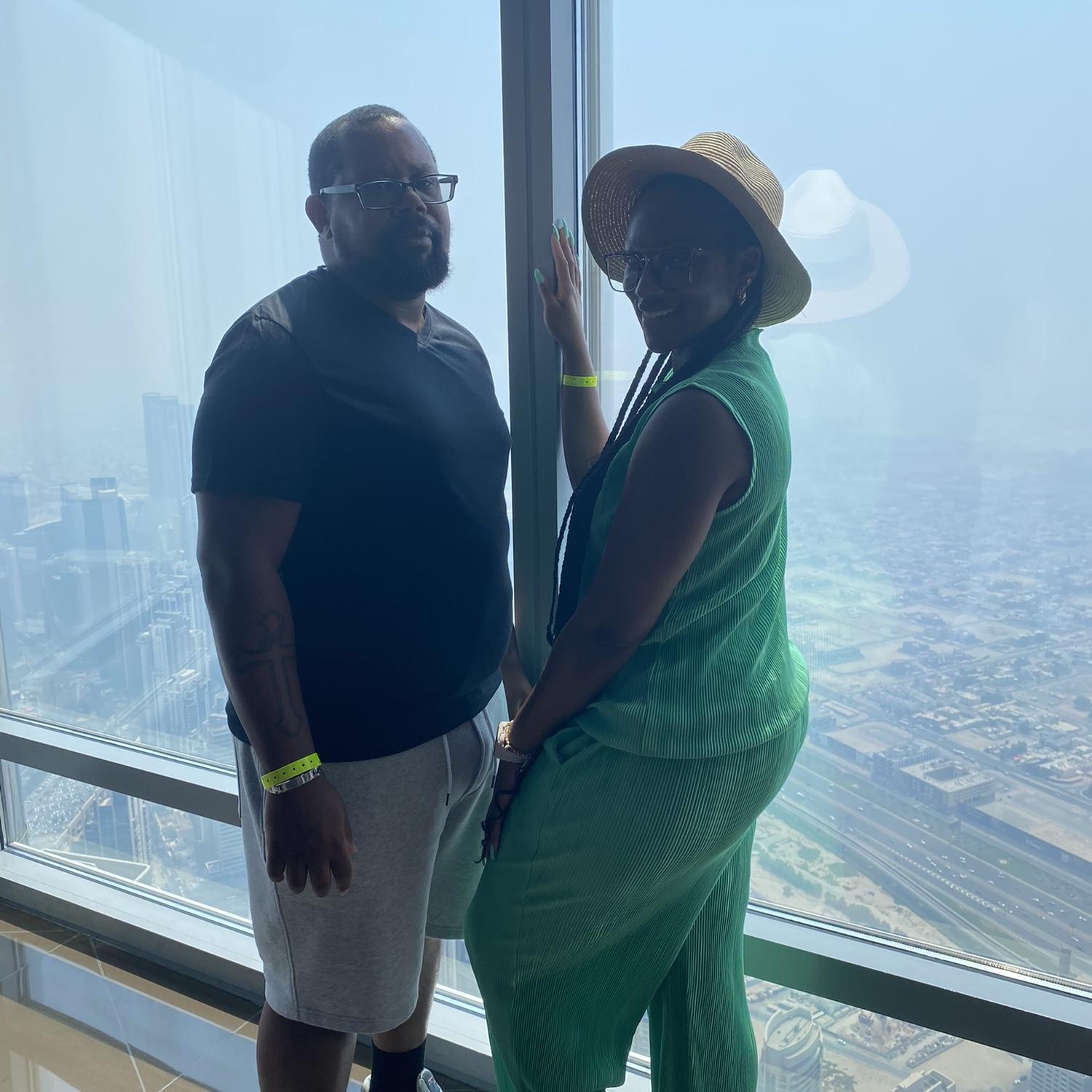 Visiting the Burj Khalifa in Dubai!
