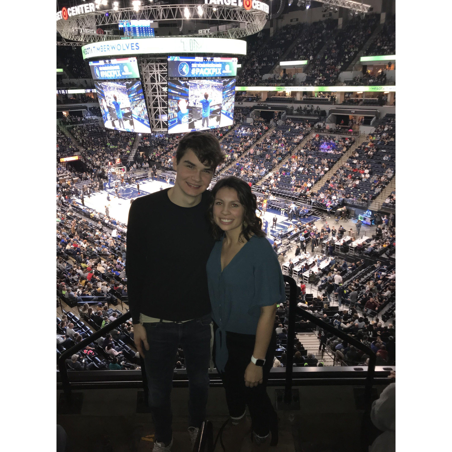 Our first anniversary and now collective poor luck of being MN sports fans '19