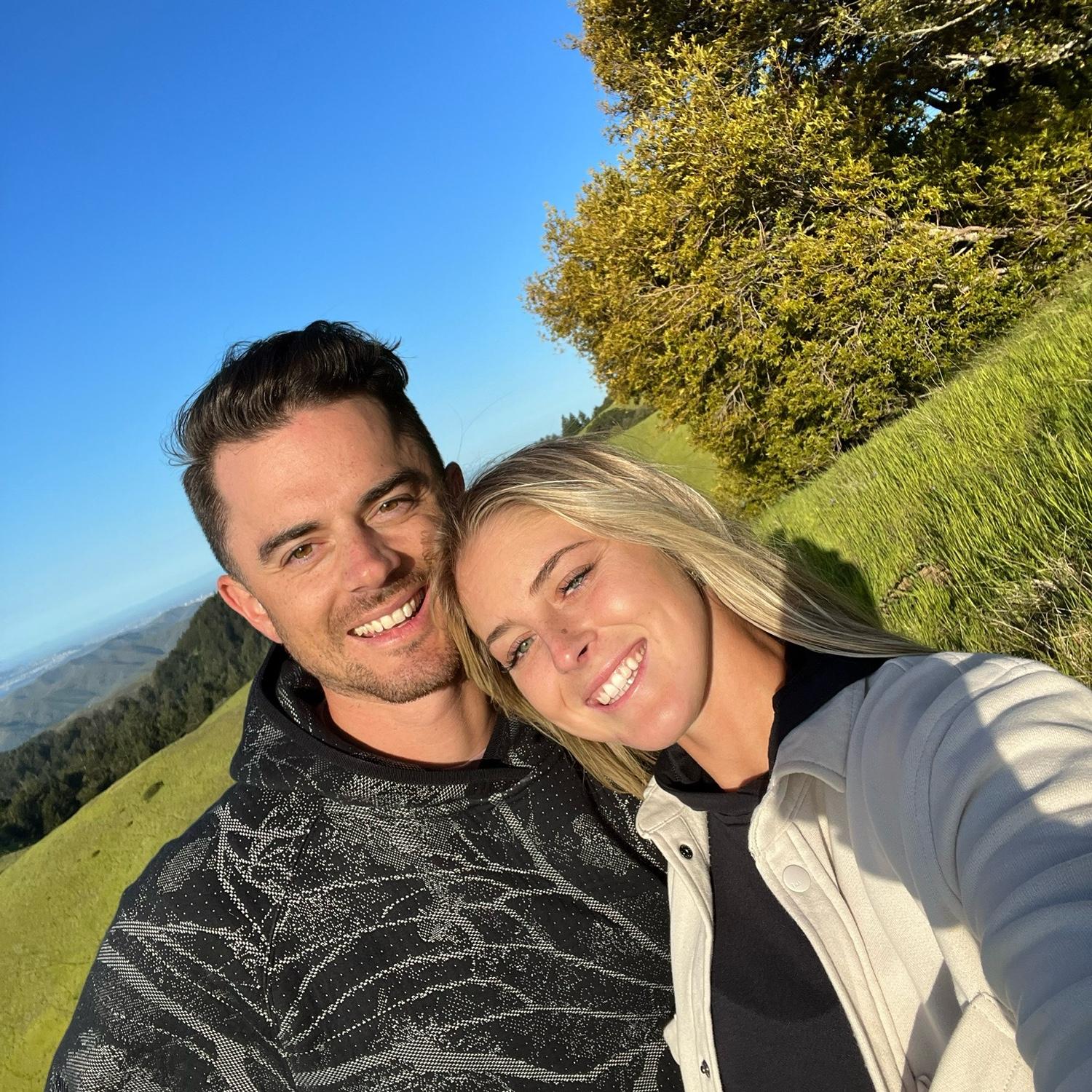 Our very first weekend van trip together - Mt Tamalpais, California