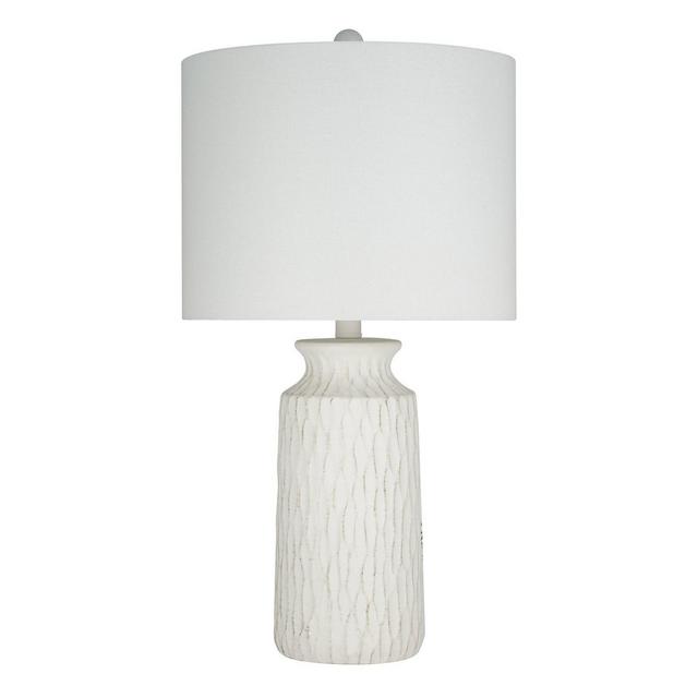 24.5 Poly Table Lamp White - Cresswell Lighting
