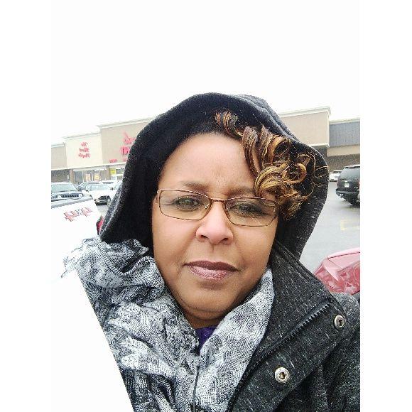 Vonda on a cold winter day!