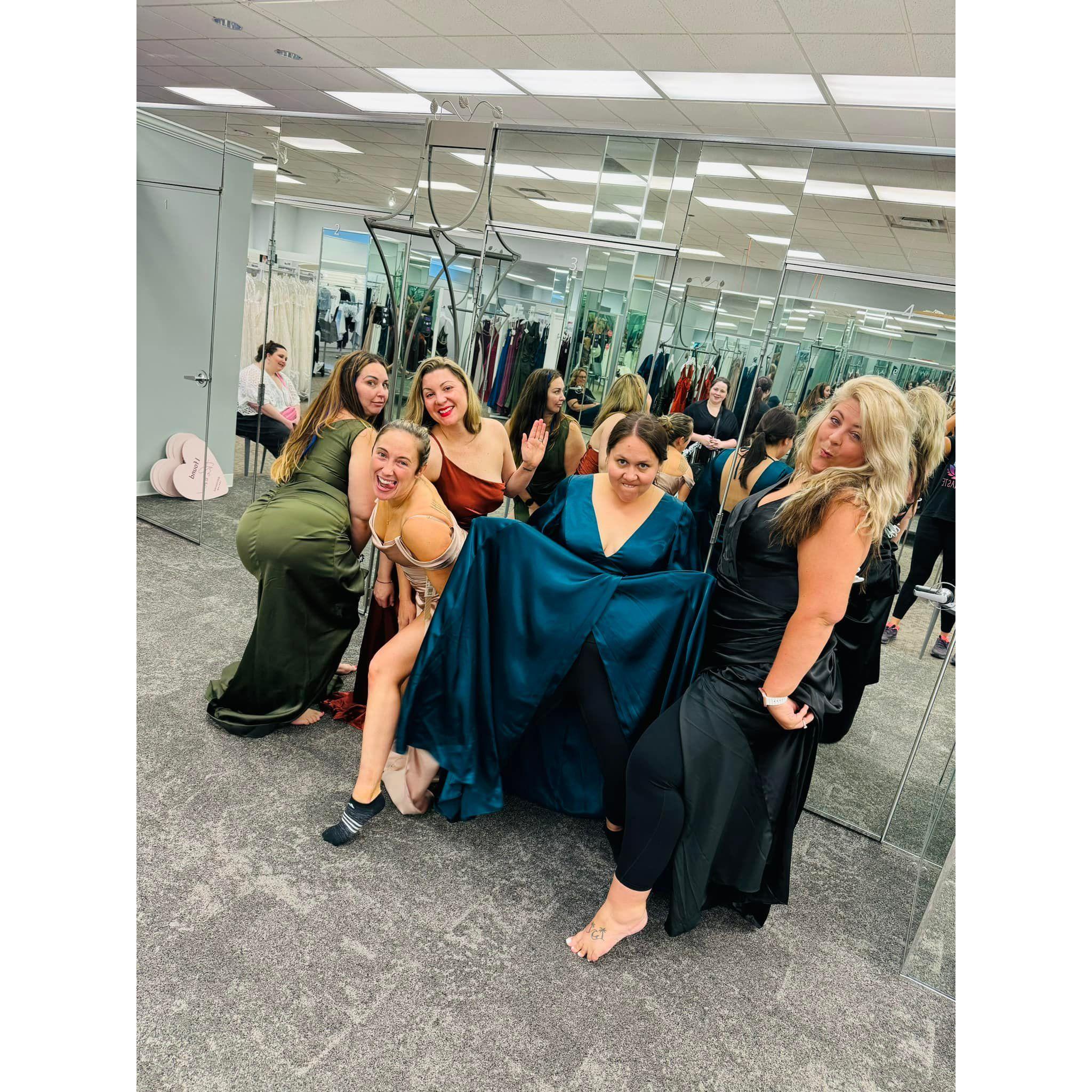 Our first fitting!