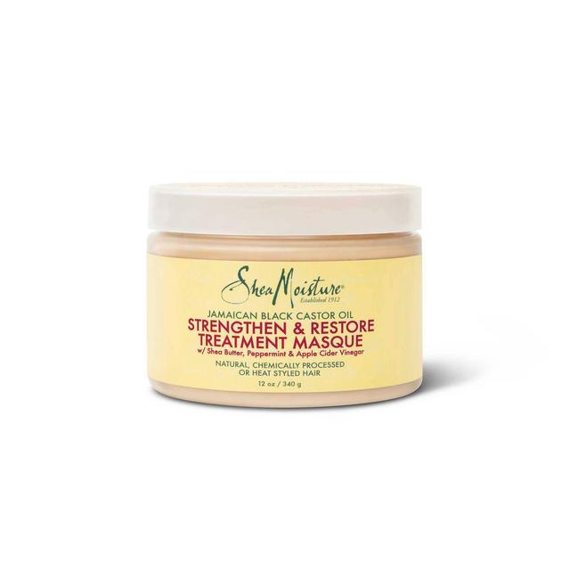 SheaMoisture Treatment Masque For Dry Hair Jamaican Black Castor Oil - 12 fl oz