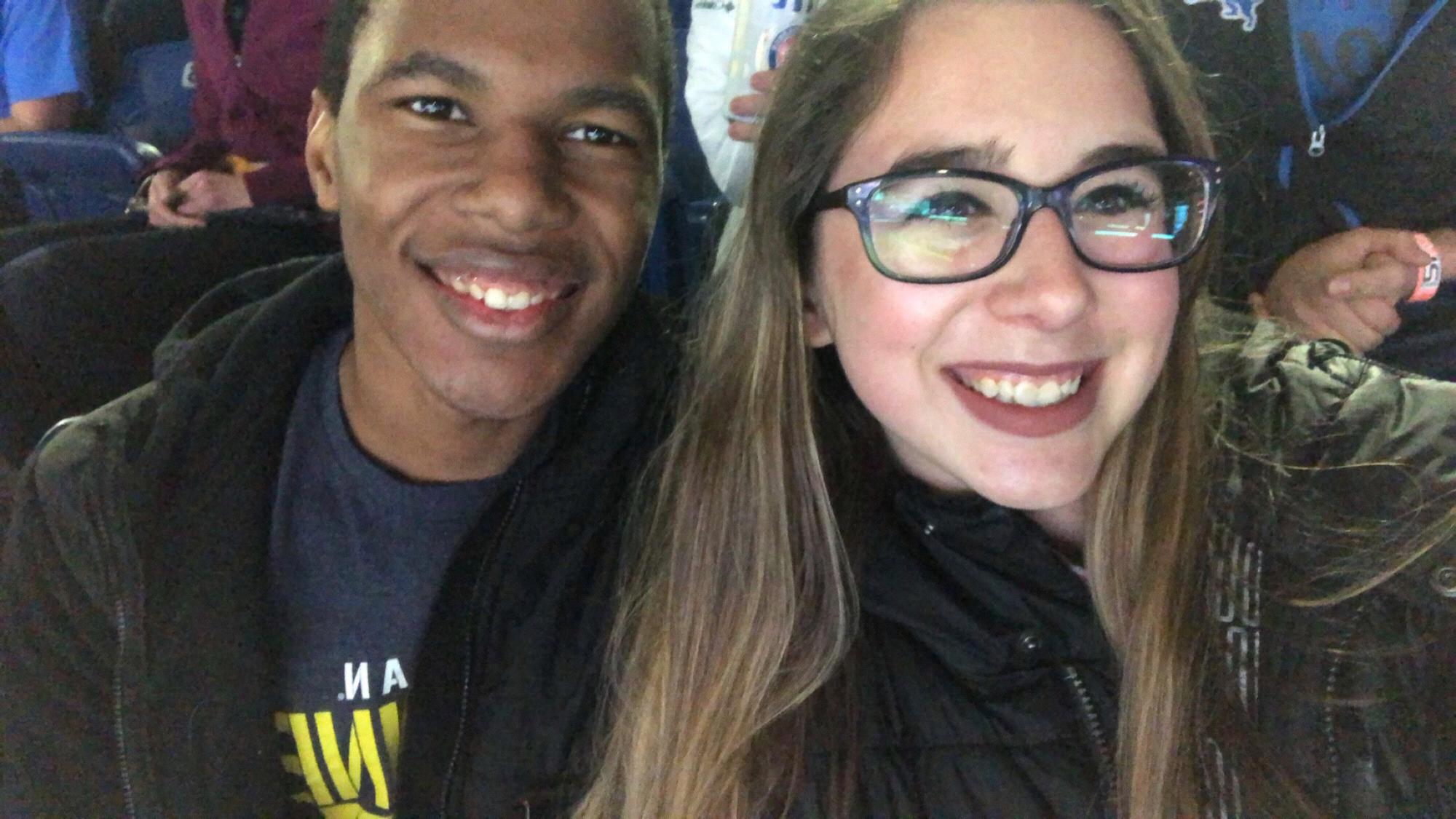 Our first football game