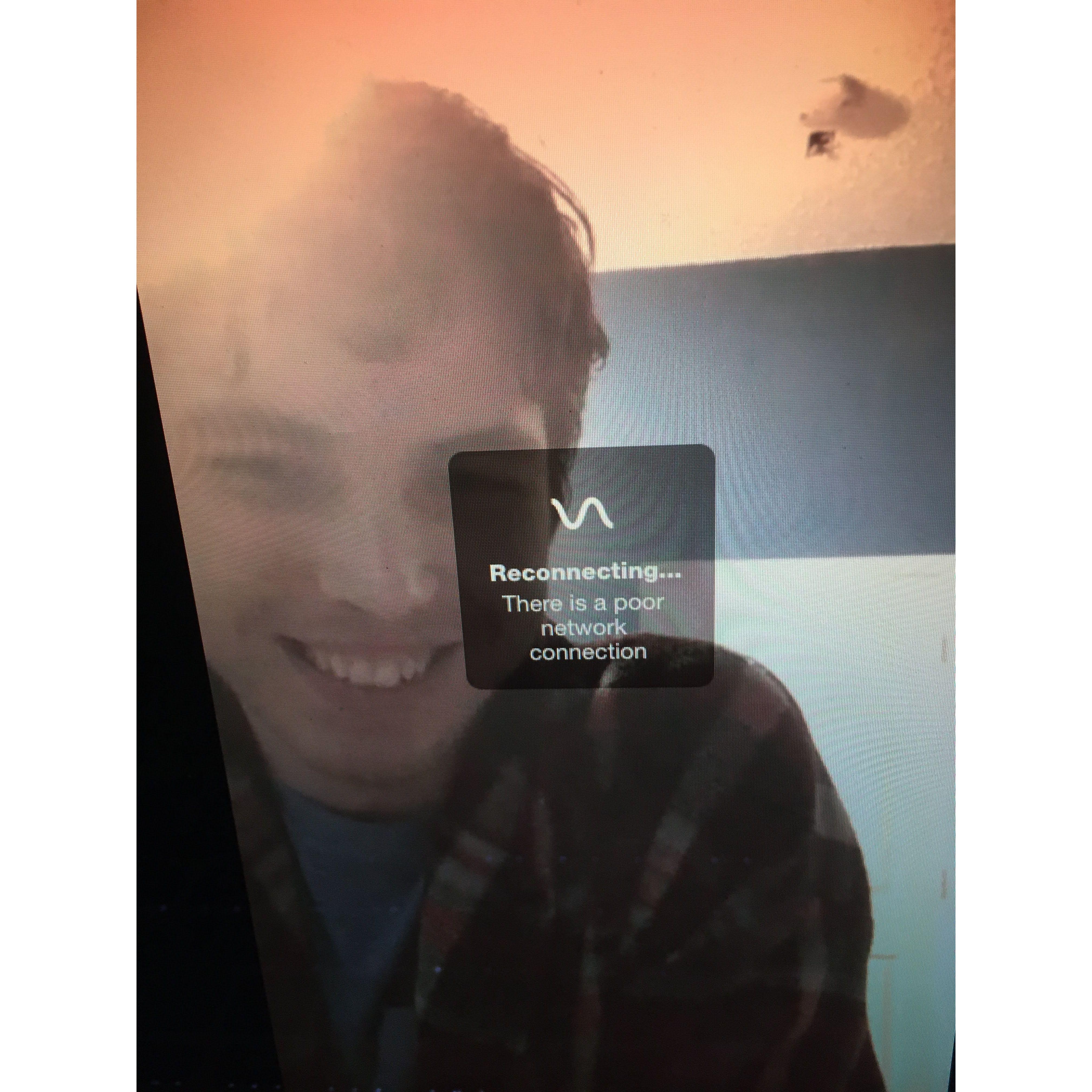 We started dating remotely after we were sent home because of the COVID pandemic. There we so many Skype calls those first few months!