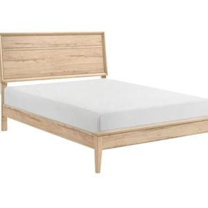 Nestor Natural California King Wood Panel Bed