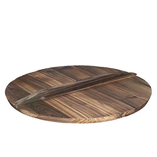 Wooden Lid for 14" Cast Iron Wok