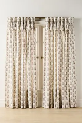 Evita Cotton Printed Valence Curtain