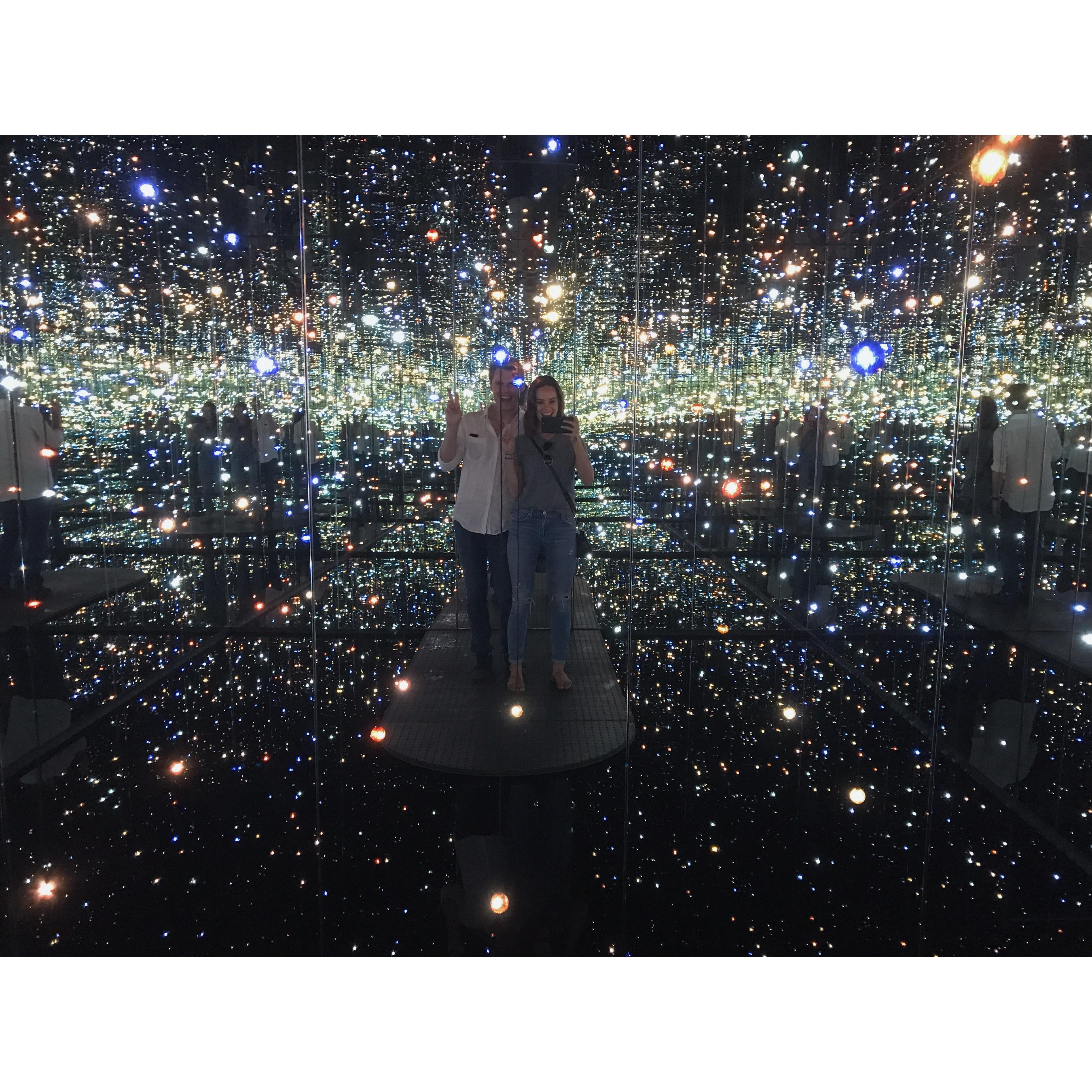 Our first date at The Broad Museum in DTLA.