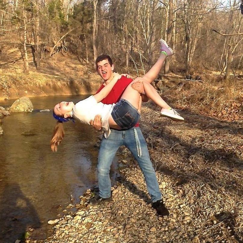 2012: A few months after we started dating!