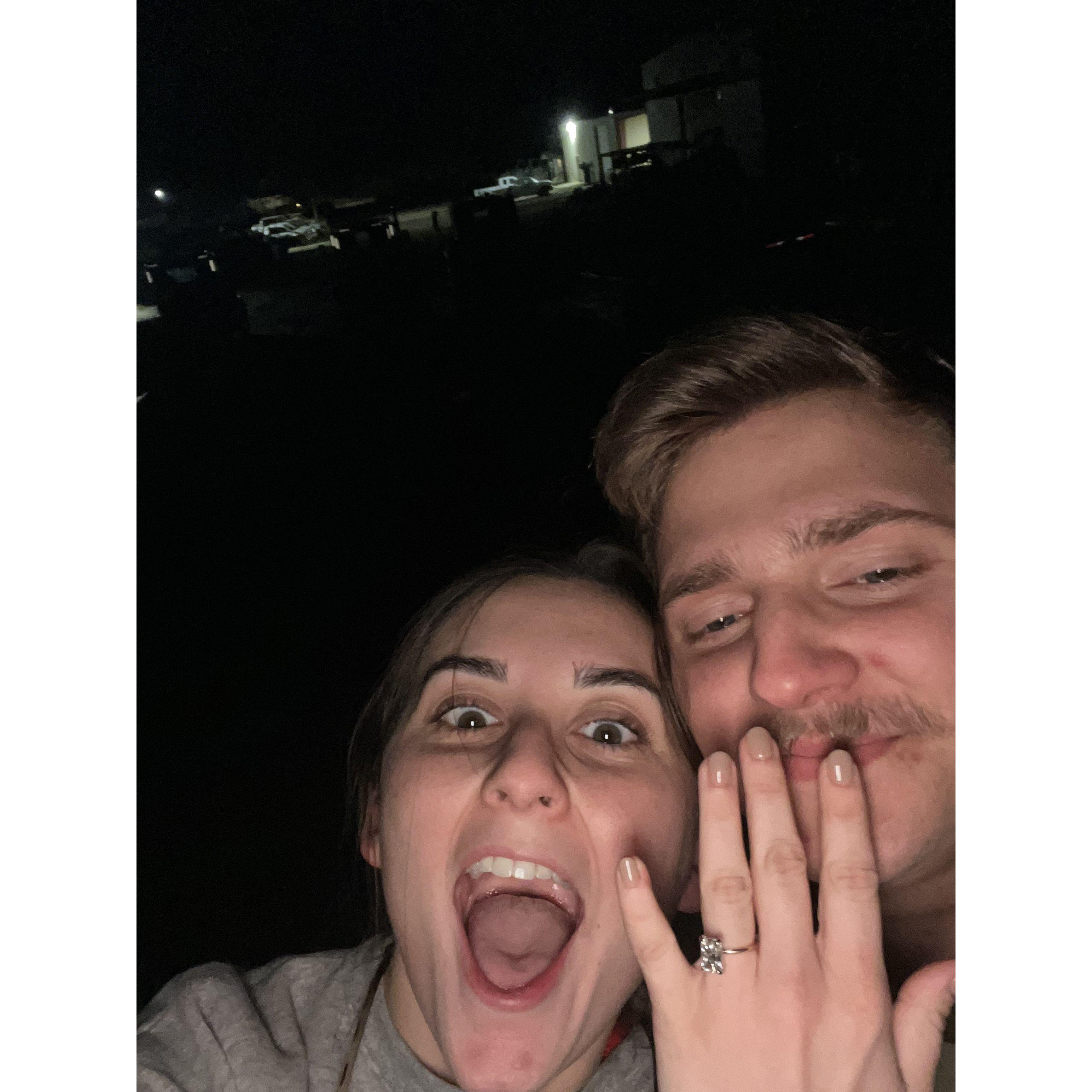 Can you tell Reagan was excited?