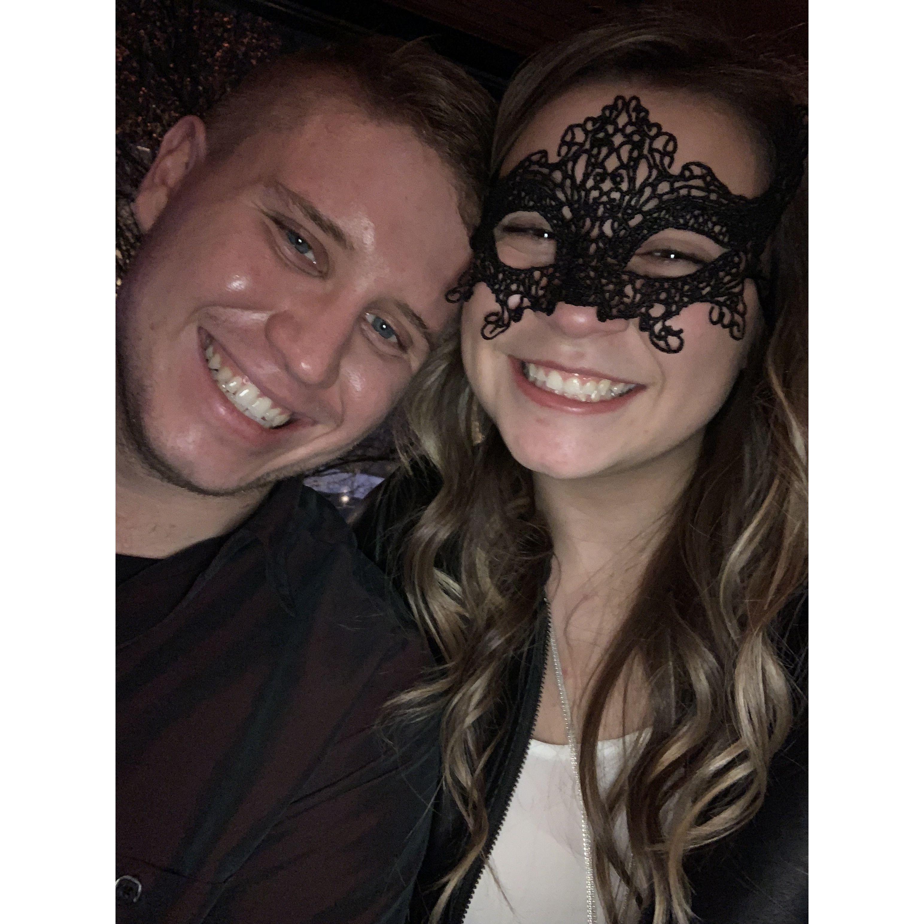 First photo together 
New Years Eve 2018-2019