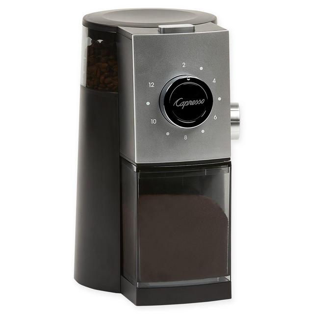 Capresso® Grind Select Burr Grinder in Black/Silver