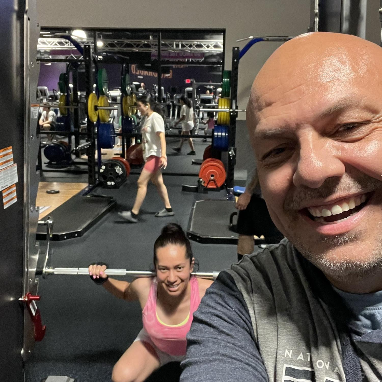 At the gym 🏋🏻‍♀️🏋️