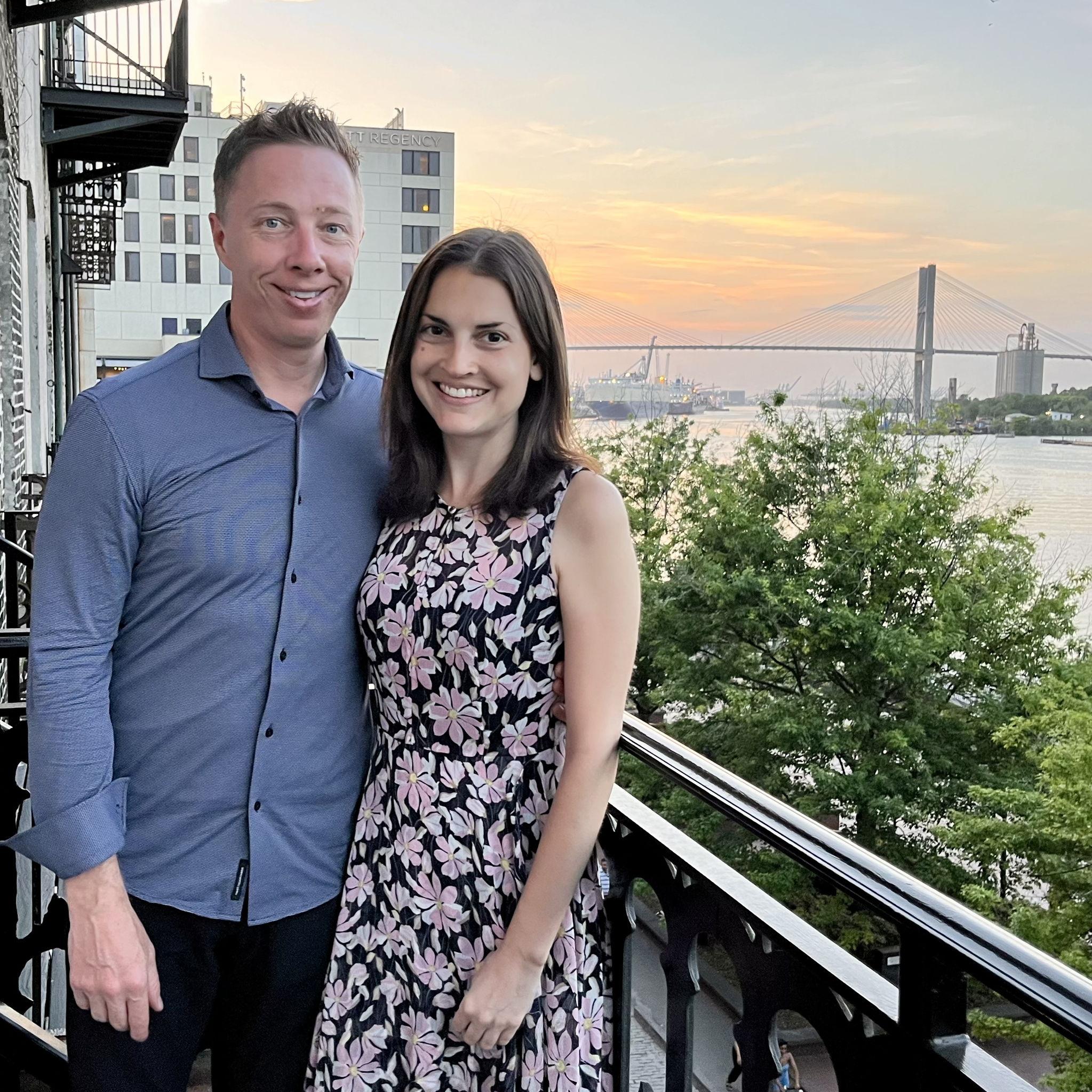 Our first joint travel experience, visiting Savannah