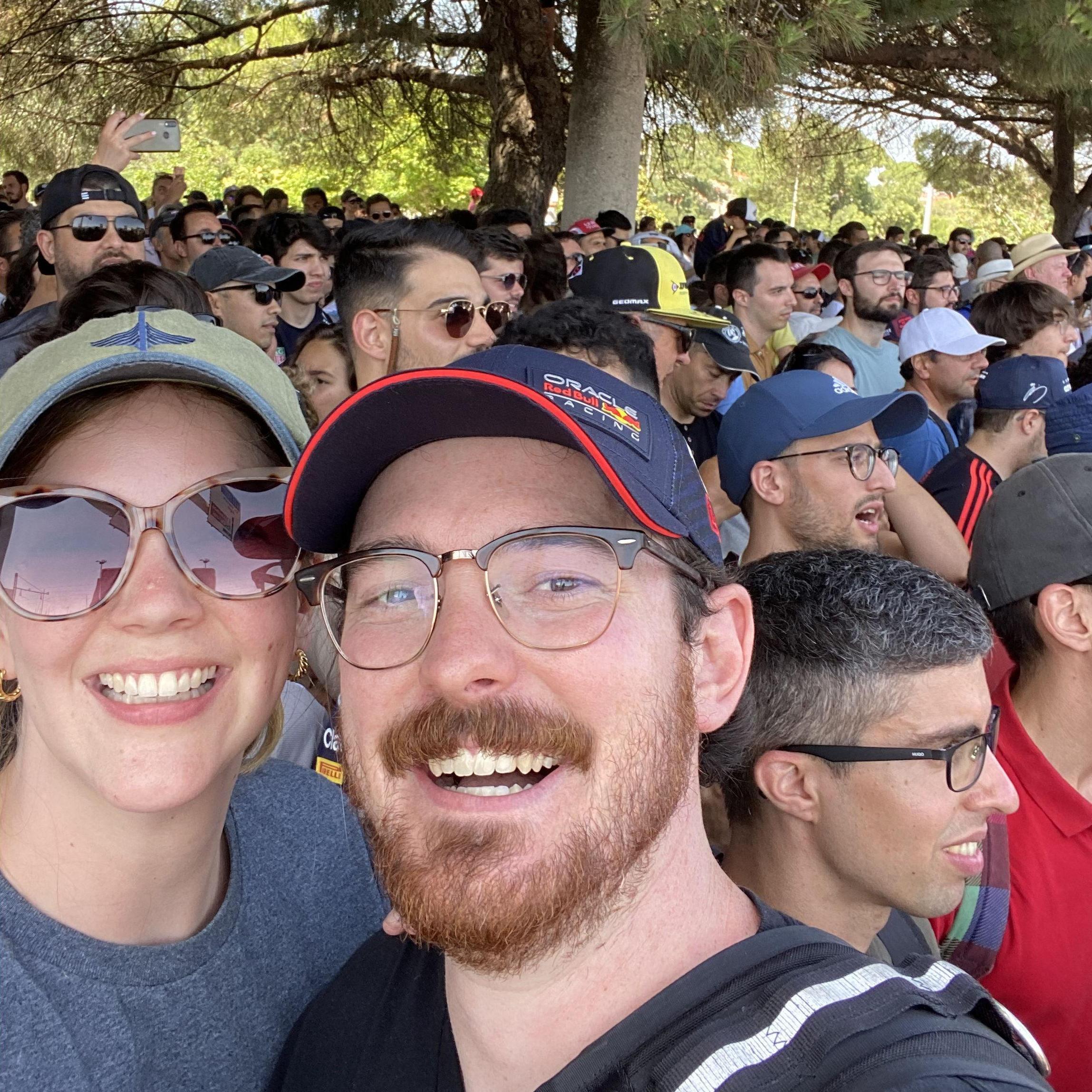 At a Formula 1 showrun in Portugal, 2023.