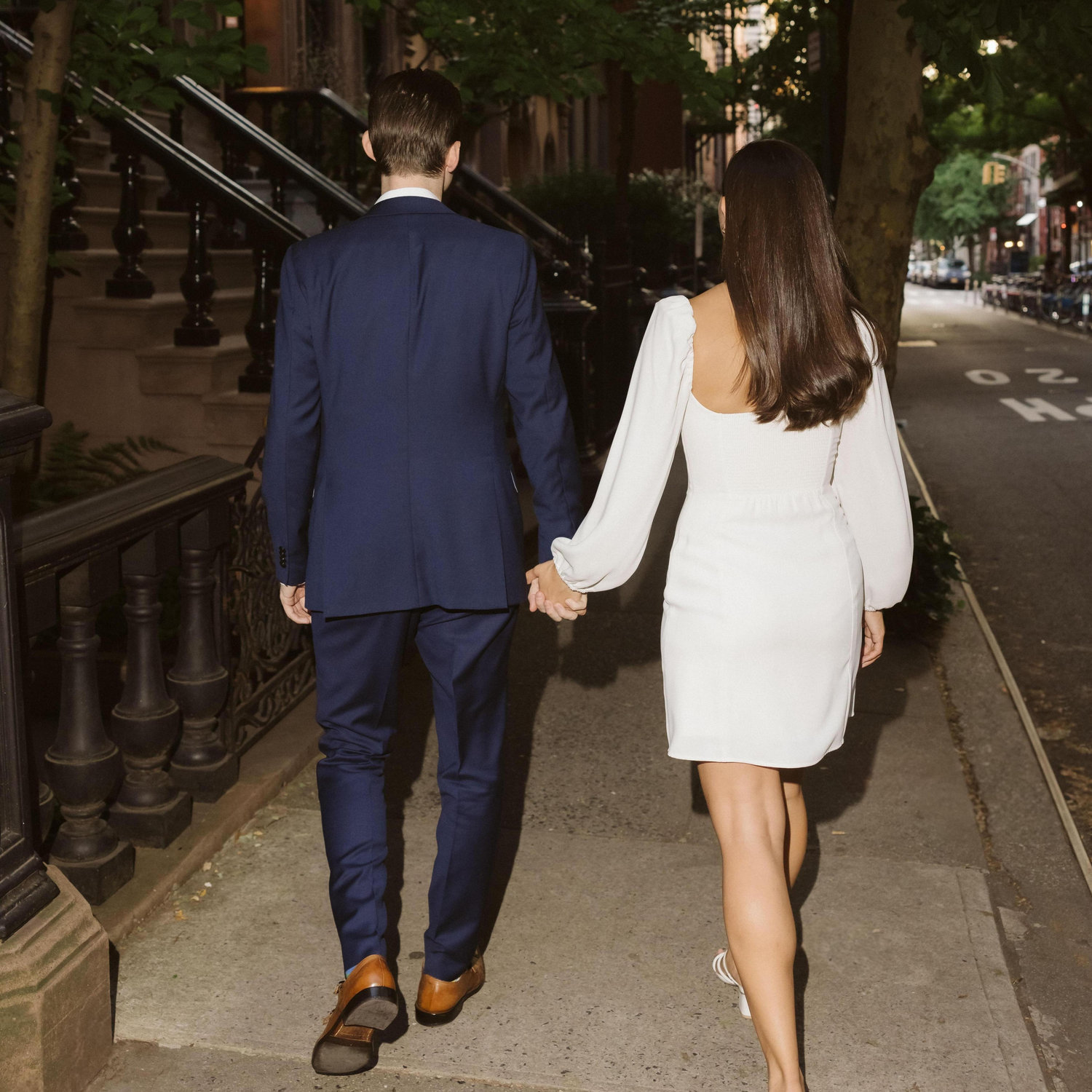 Engagement photo session in the West Village