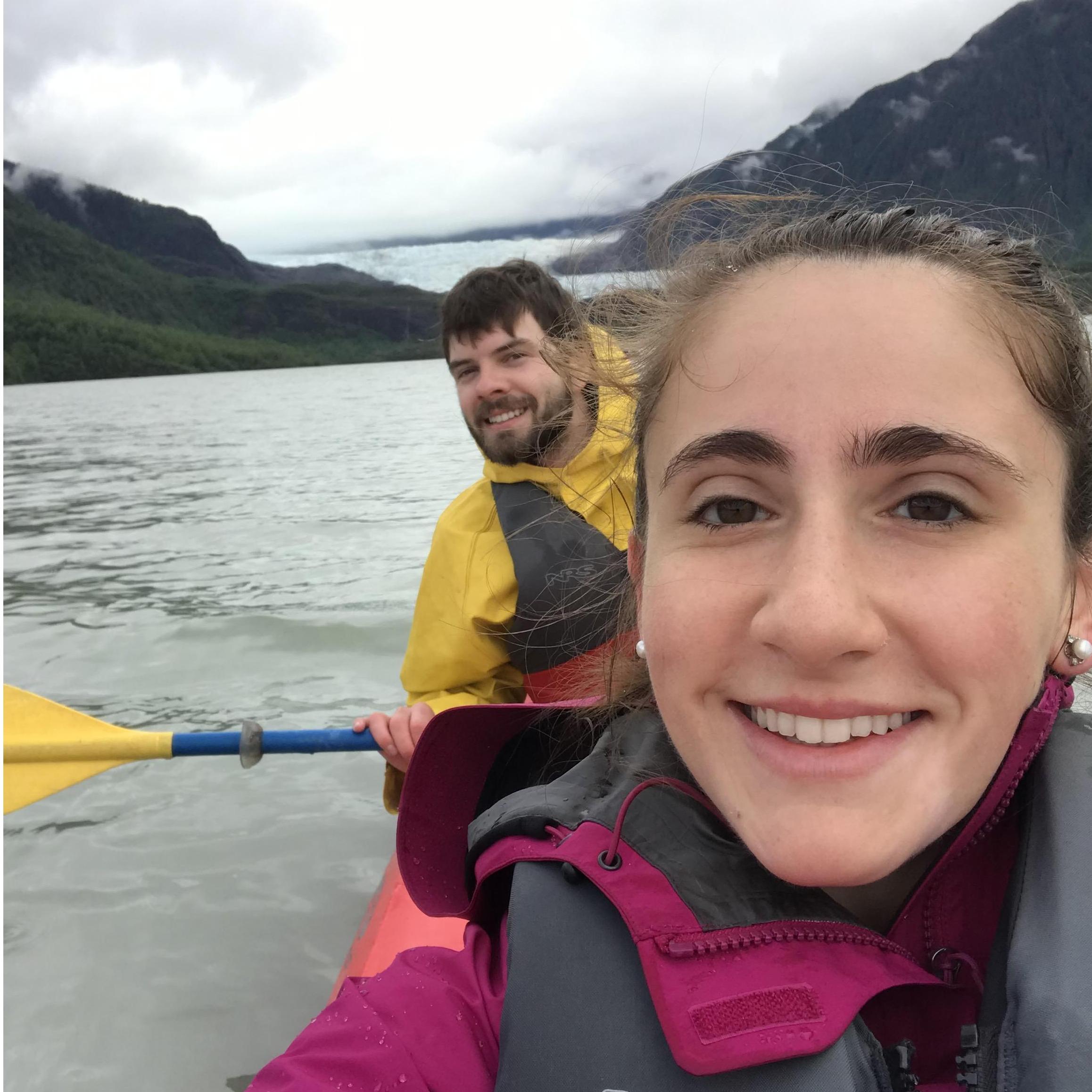 kayaking to the Mendenhall Glacier, Alaska, 2019
