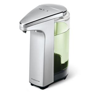 simplehuman Compact Sensor Pump with Soap Sample Brushed Nickel, 8 Fluid Ounce