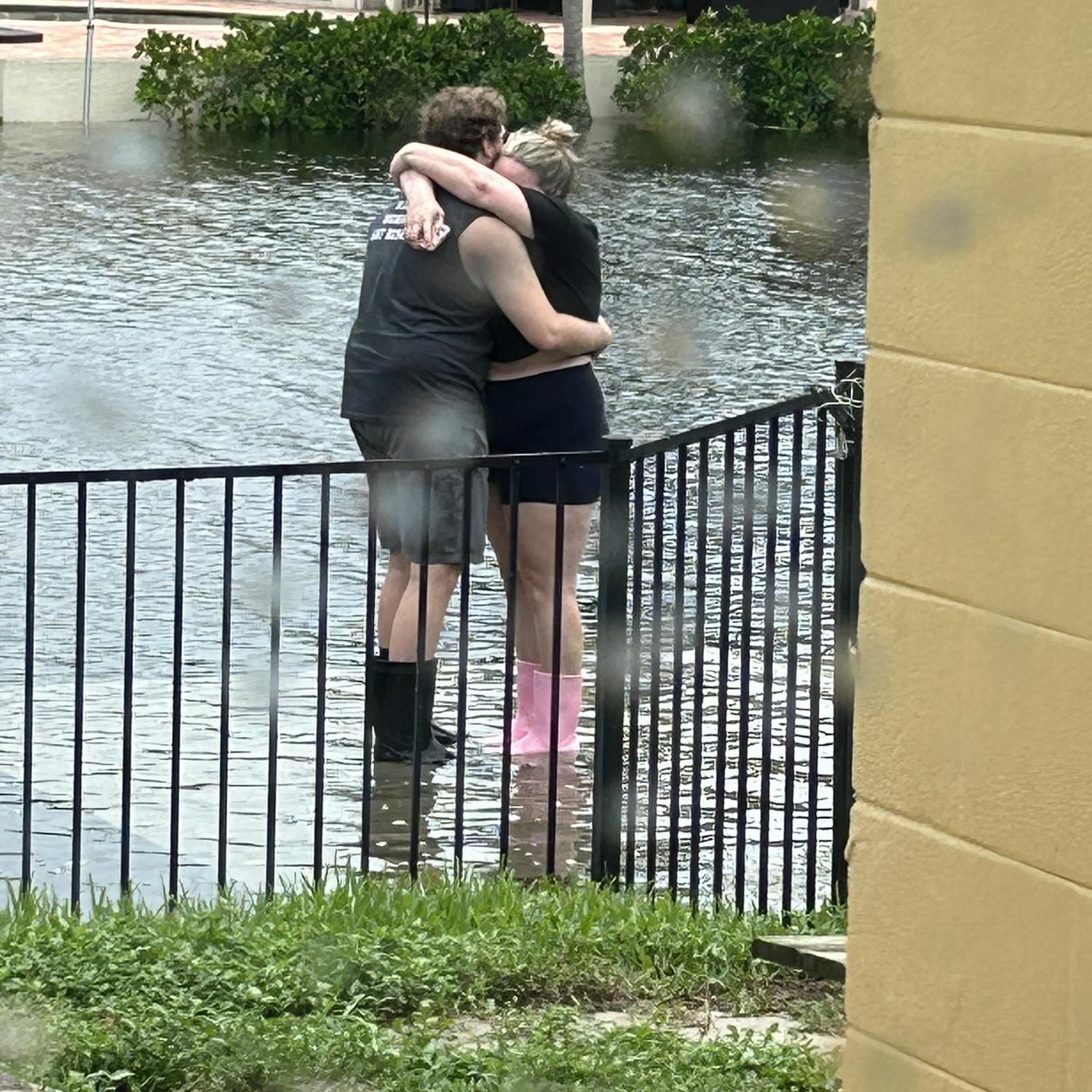 Hurricanes may have caused us to lose our home and belongings, but we didn’t lose each other.❤️