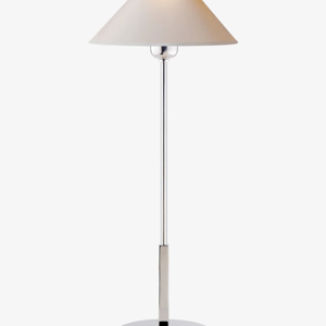 Hackney Table Lamp - Polished Nickel
