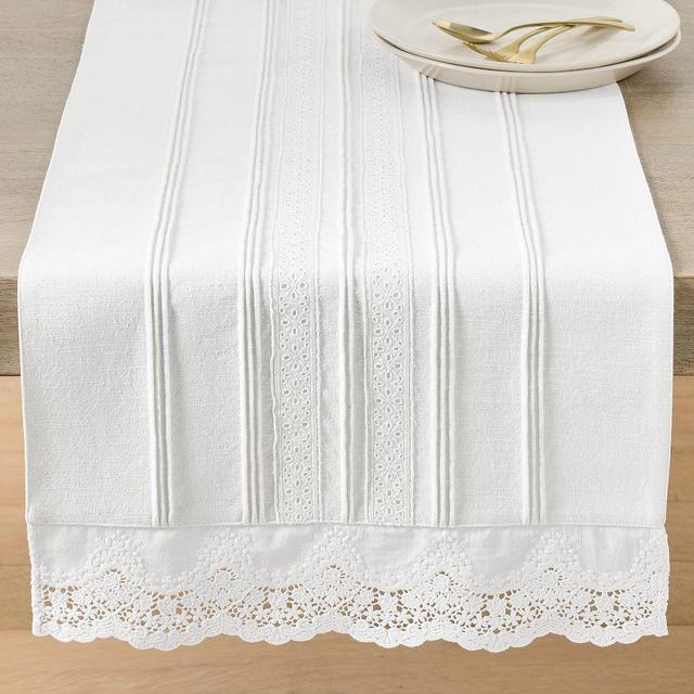 LoveShackFancy Ruffle Crochet Table Runner