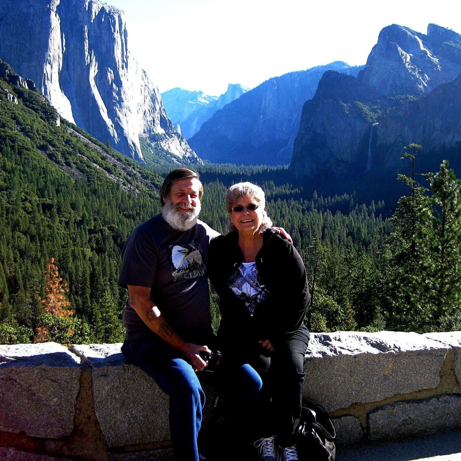 The Wrights visit Yosemite.