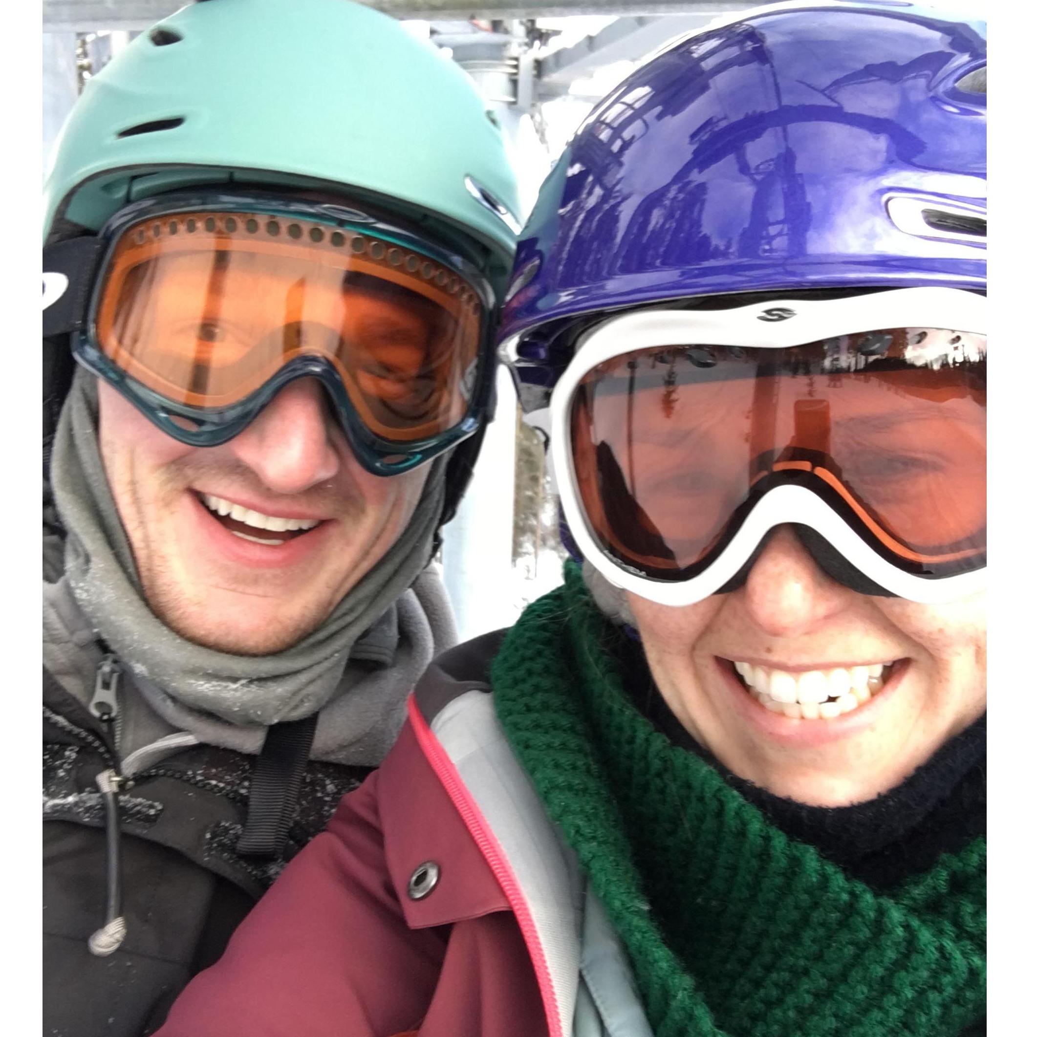 Our first Ski trip to Colorado (Steven's second time skiing, ever!)