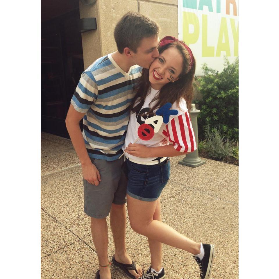 Sophomore year of college - Theta Bid Day