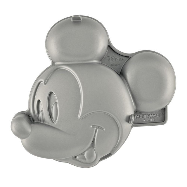 Farberware Disney Bake with Mickey Mouse Nonstick Bakeware Cake Decorating/Baking Dish, 3D Cake Pan - Gray