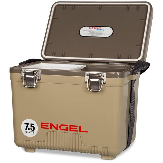 Engel UC7 7.5qt Leak-Proof, Air Tight, Drybox Cooler and Small Hard Shell Lunchbox for Men and Women