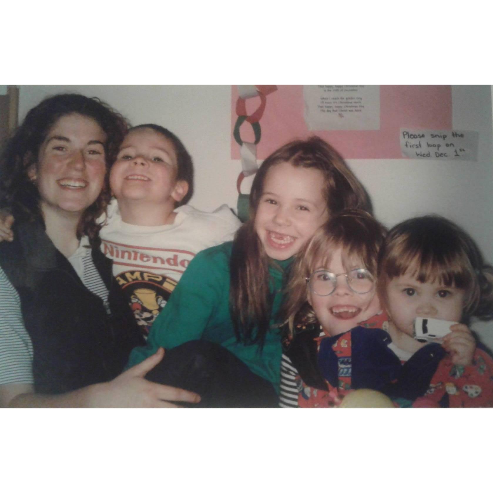 Cousin Kerri, and siblings Francis, Anne, Cat & Elizabeth
