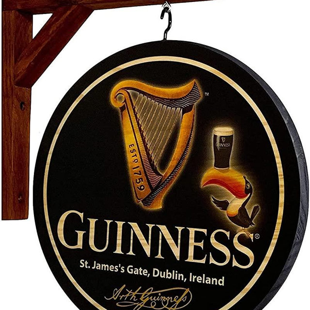 Guinness Double Sided Pub Sign
