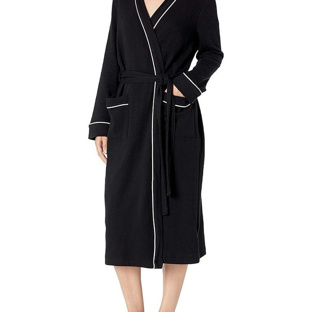 Amazon Essentials Women's Lightweight Waffle Full-Length Robe (Available in Plus Size)