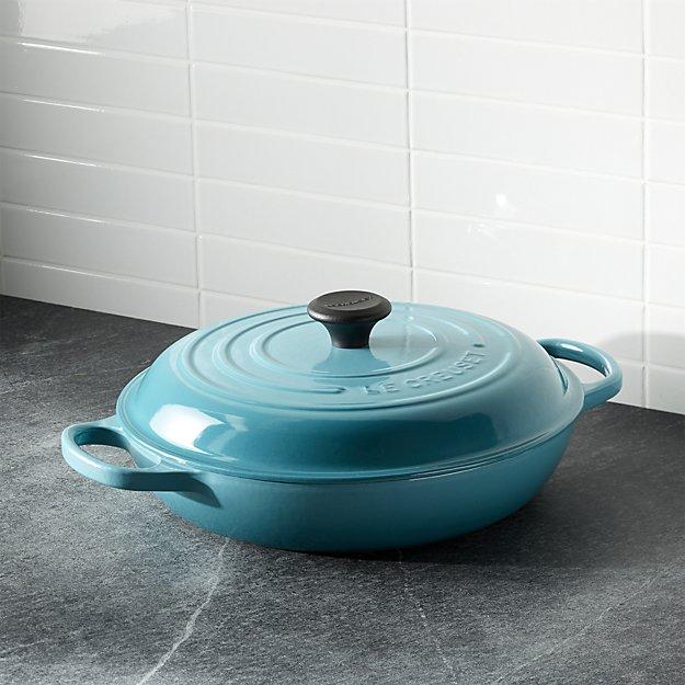 Le Creuset ® Signature 3.75-qt. Caribbean Everyday Pan