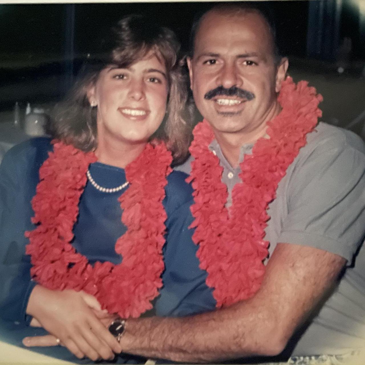 carole & frank lisi's honeymoon, plus  baby matt, 1988