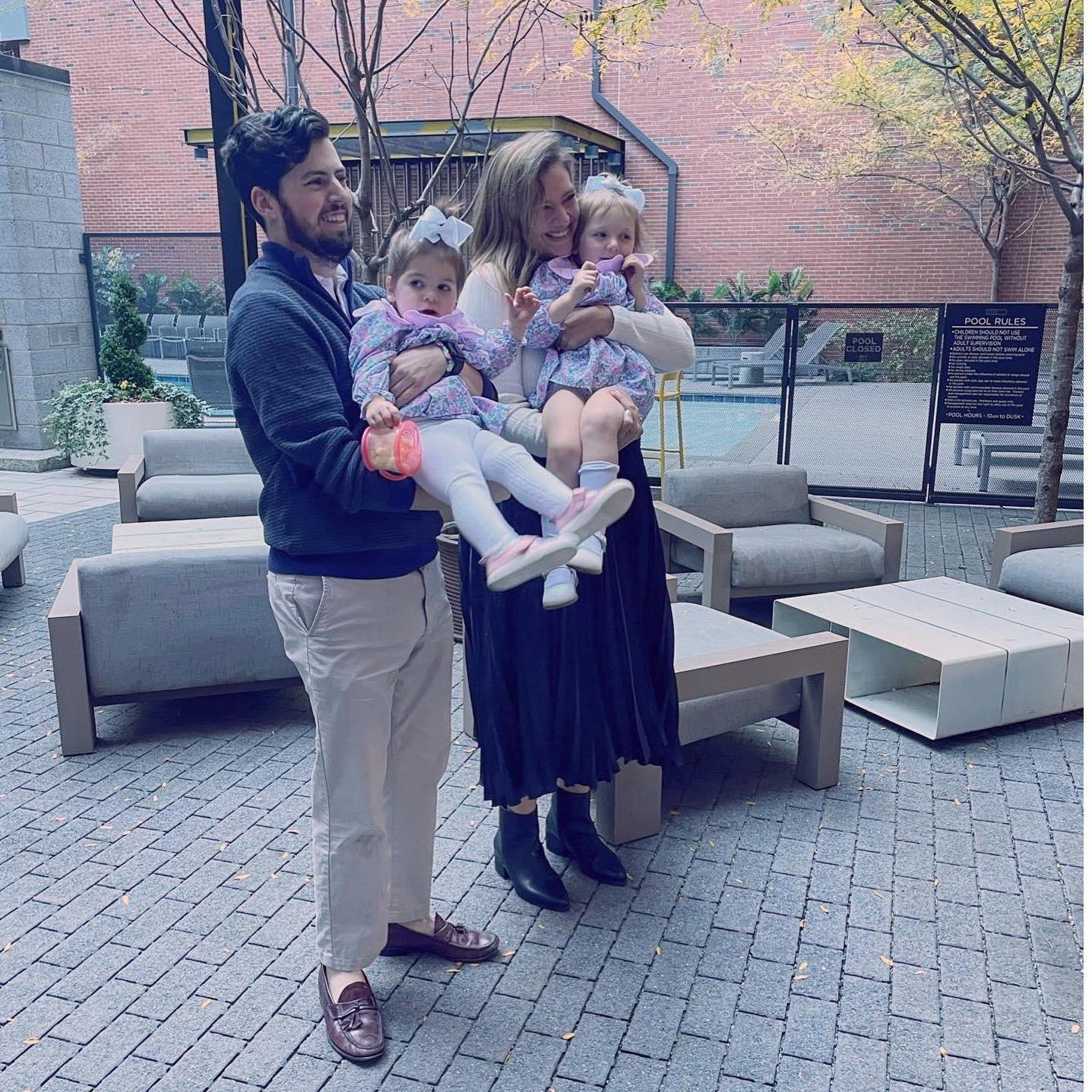 Our engagement celebration with our beautiful nieces!
