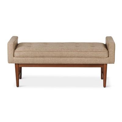 Product description page - Smyrna Mid Century Modern Settee Bench - Threshold™