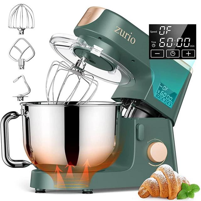 Stand Mixer with Fermentation Function, Touch Screen Mixers Kitchen Electric Stand Mixer, 6.5 QT 660W Tilt-Head Food Mixer 6+F Speed with Dough Hook, Whisk, Beater Dishwasher Safe Attachments