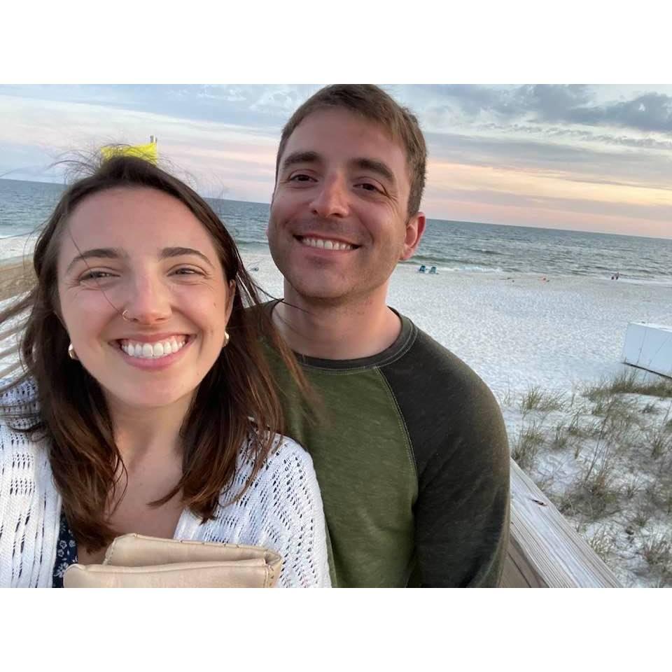 Our first beach vacation together! 🌊