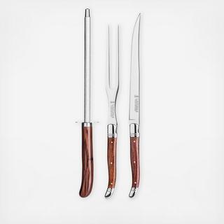 Laguiole 3-Piece Carving Set